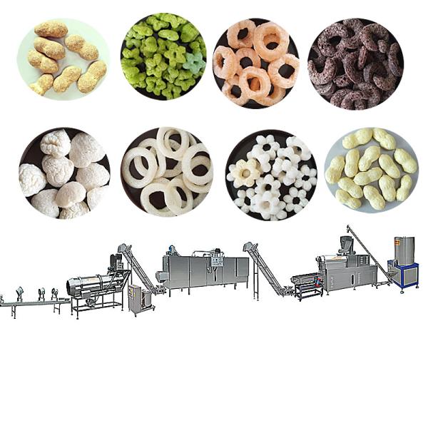 380v 220v 440v Customized Industrial Corn Rice Puff Snack Food Processing Line 1500kg