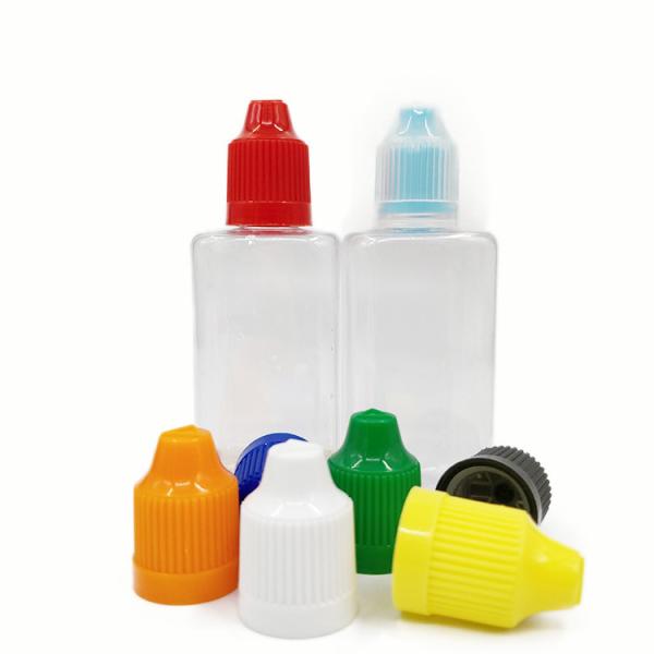 50ml Plastic bottles PET Material Square bottles