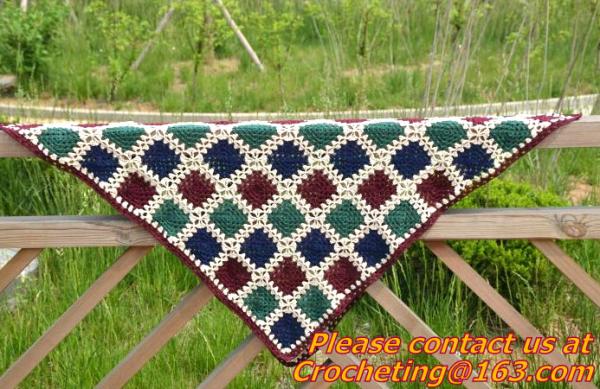 hook needle stripe daisied yarn blanket crochet blanket crochet blanket sofa blanket bed