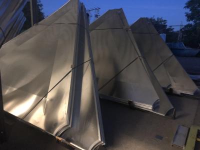 Aluminum Geodesic Dome Roofs Storage Tanks Aluminium Dome Roof / Outdoor Stamping Sheet Metal Dome