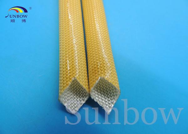 2.5KV electric cable protection PU fiberglass sleeve for motors application