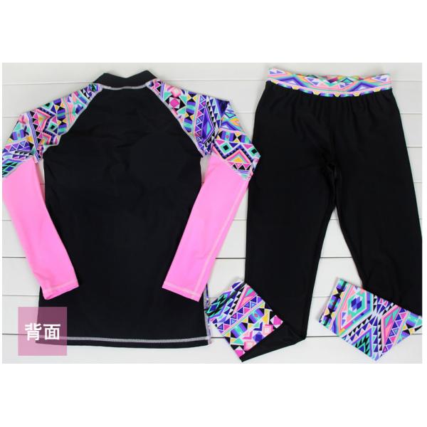 2019 UV Protection Swimming suit for women long sleeve and legs swimwear shorts pants set beach surf clothes swimsuit