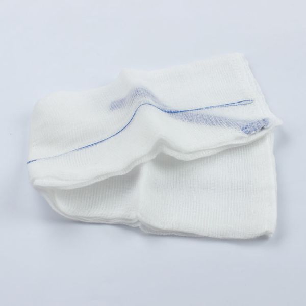 100% Cotton Medical Gauze Swabs with X-Ray Detectable Thread for Sterile or Non-Sterile Wound Care