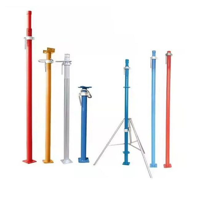 Adjustable Steel Scaffolding Prop for Concrete Construction Support and Shoring Applications