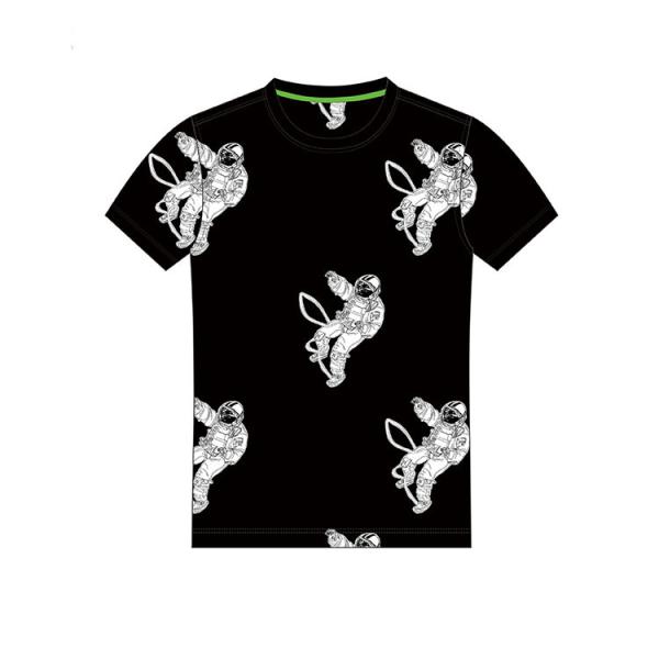 Astronaut Stylish Mens T Shirts Anti - Shrink Digital Printing Any Logo Available