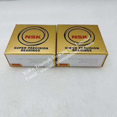 NSK Precision angular contact ball bearing 7011CTYNDBLP4  NSK (One set of 2pcs , Back to Back)