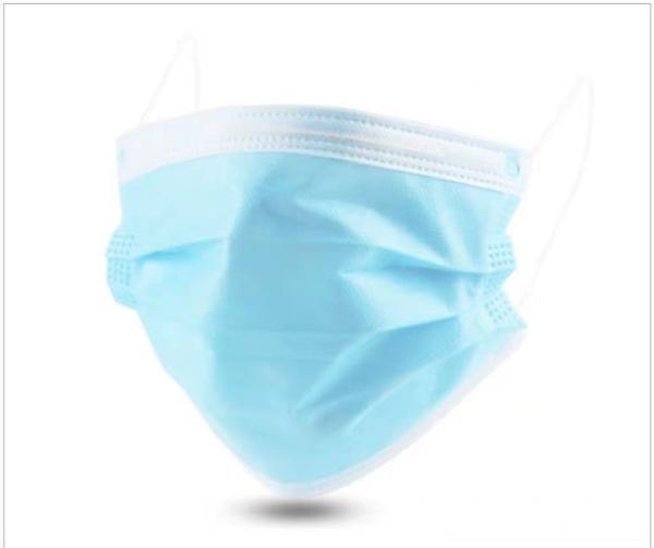 Disposable Protective Face Mask , 3 Ply EarloopNon Woven Surgical Mask