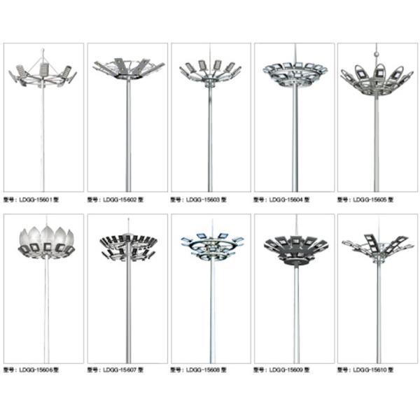 High Mast Pole With Led Flood Lighting System Parking Lot Outdoor Led Pole Lamps high mast light