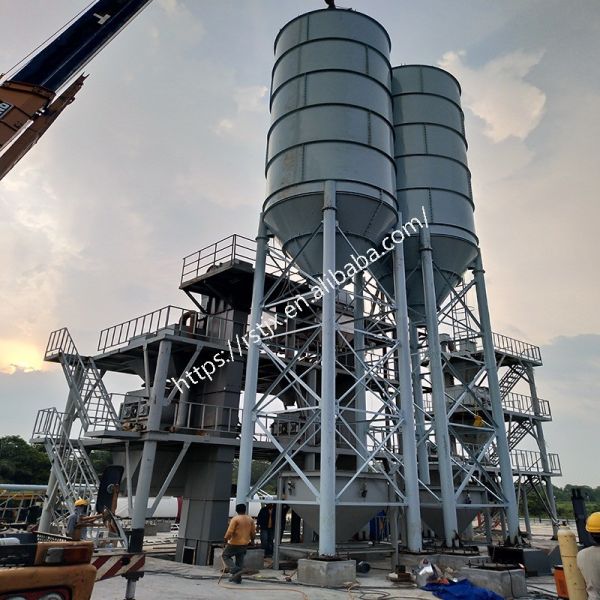 Small Dry Mortar Production Line 5 Tons Per Hour Compact Simple Design