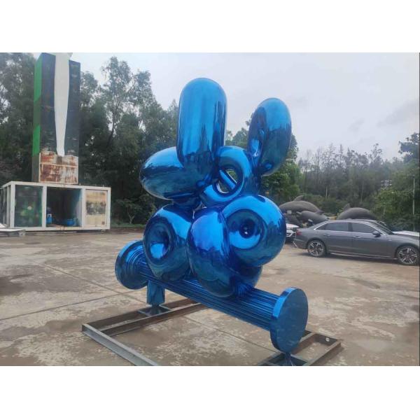 Большие покрашенные скульптуры искусства нержавеющей стали для квадратного украшения