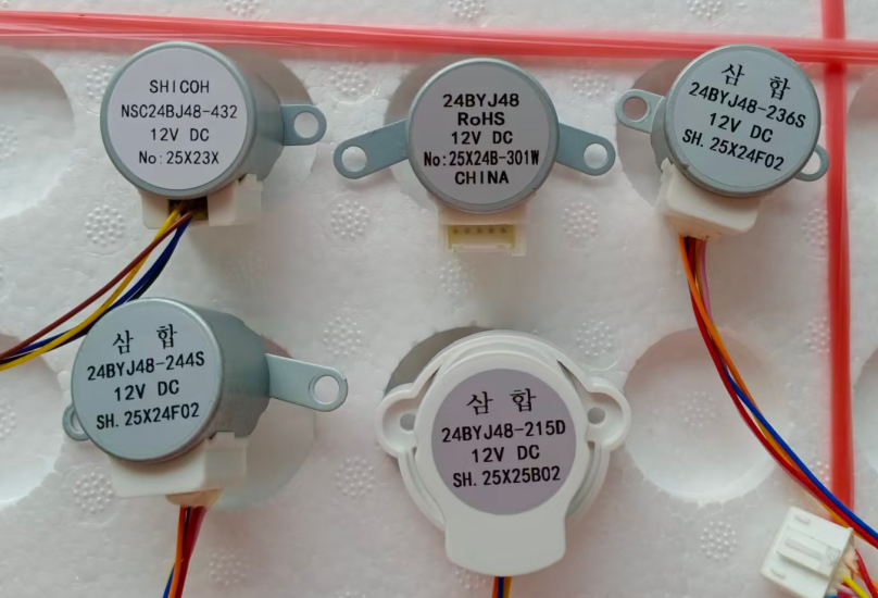 24BYJ-48 Stepper Motor with 5.625° Step Angle 4 Phase and 24mm Diameter for Precise Motion Control