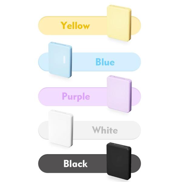 Innovative Magnetic Wireless Power Bank 5000mah For Iphone / Android