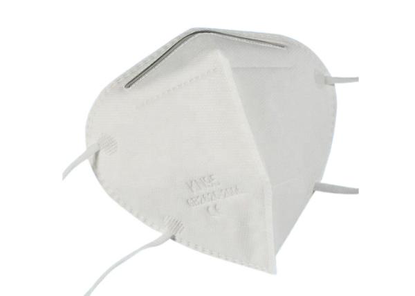4 Ply KN95 Face Mask Non - Woven Disposable Mouth Mask Custom Logo With Nose Clip