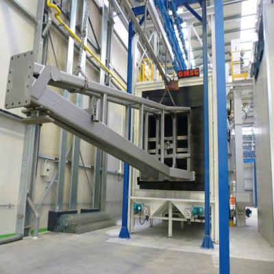 Lpg Tanks Mechanical Overhead Chain Shot Blasting Machine