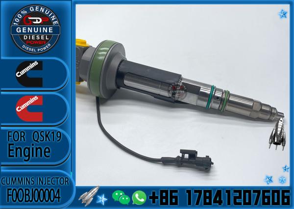 Original F00BJ00004 F00BJ00005 Fuel Injector 2867149 2882079 with Short Cable QSK19T3 Auto Parts
