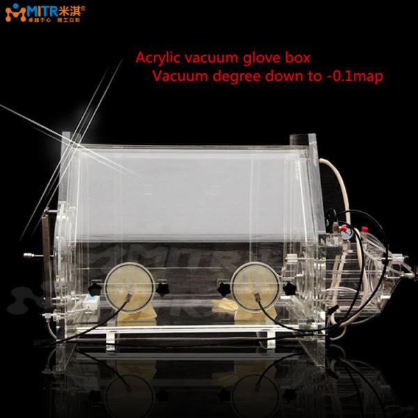 Lab Vacuum Glove Box Plexiglass Transparent Testing Chamber For Lithium Ion Battery