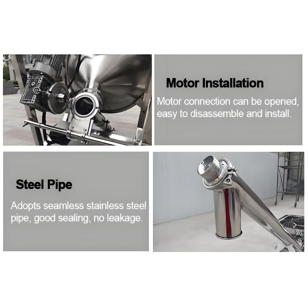 Industrial-Grade Hopper Tube Stainless Steel U-Shape Screw Feeder Conveyor