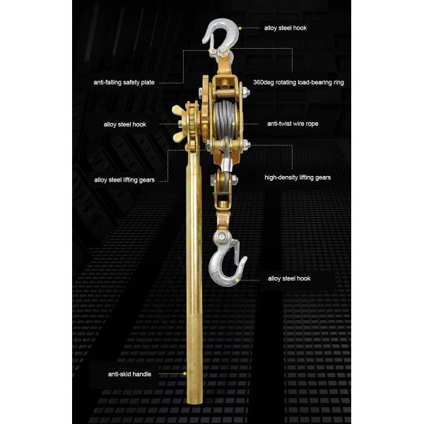 Ratchet Cable Puller Hand Steel Wire Ratchet Wire Puller 1T 2T 3T