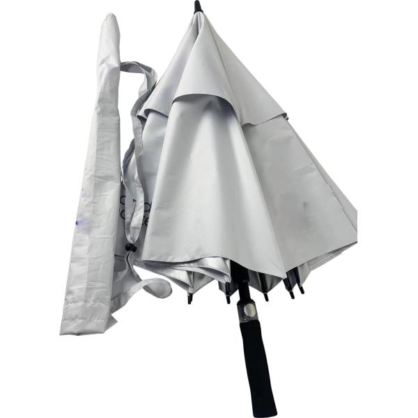 190T Pongee Fabric Double Layer Golf Umbrella for Big and Long Coverage on Rainy Days
