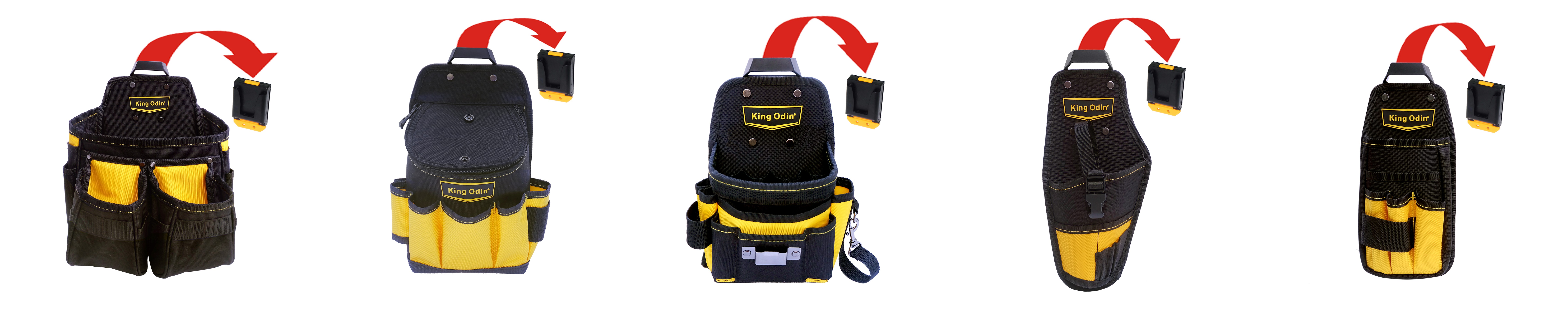 Custom Heavy Duty High Density 1680D Electrician Tool Holster Belt Clip