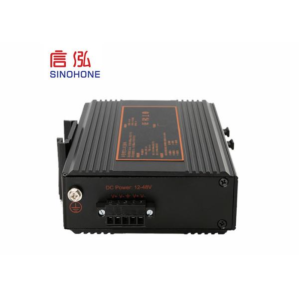 Din Rail / Wall Mount Un Managed Industrial Ethernet Switches 6 Port Long Life