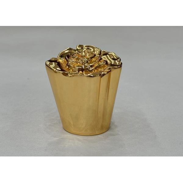 Flower-Shaped Zinc Alloy Perfume Bottle Caps For Eco-friendly Packaging