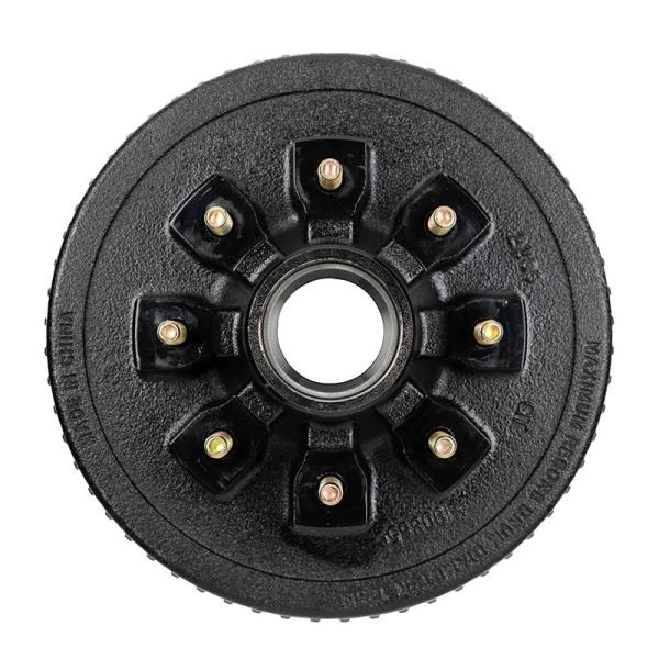 Trailer Parts 7000 lb 8 Lug 6 1/2 12 Inch Brake Drum for Durable and Trailer Braking