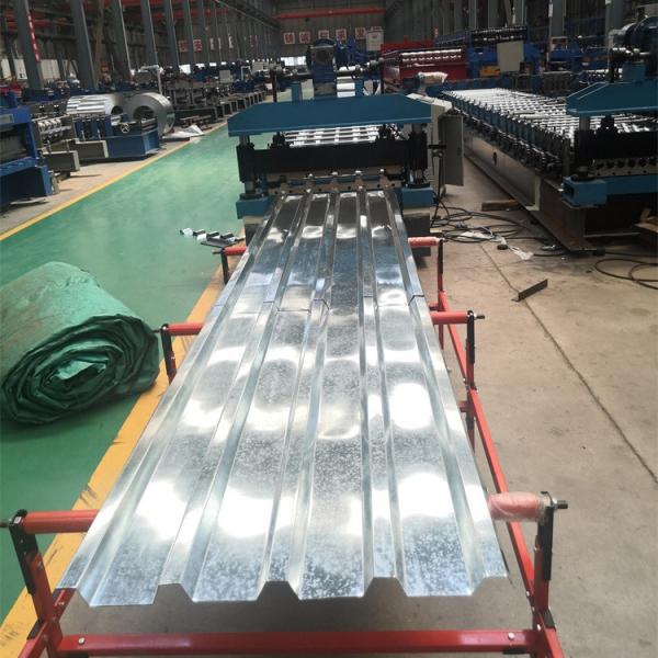 Metal Color Steel Galvanized 686 Ibr Roof Panel Roll Forming Machine For Building Materials