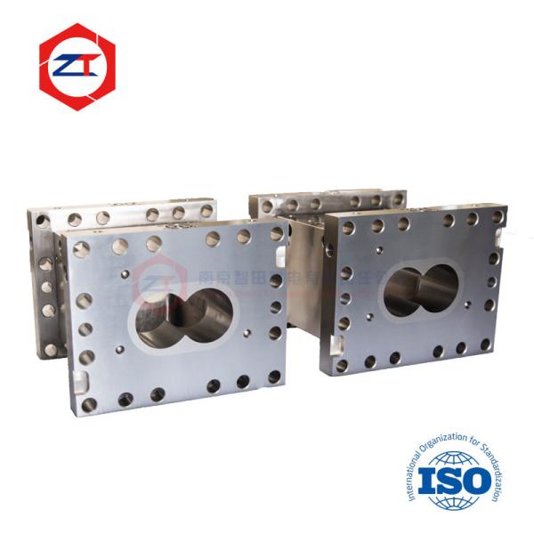 0.02mm Tolerances Twin Screw Extruder Parts For α101 Extrusion Machine Screw Barrel