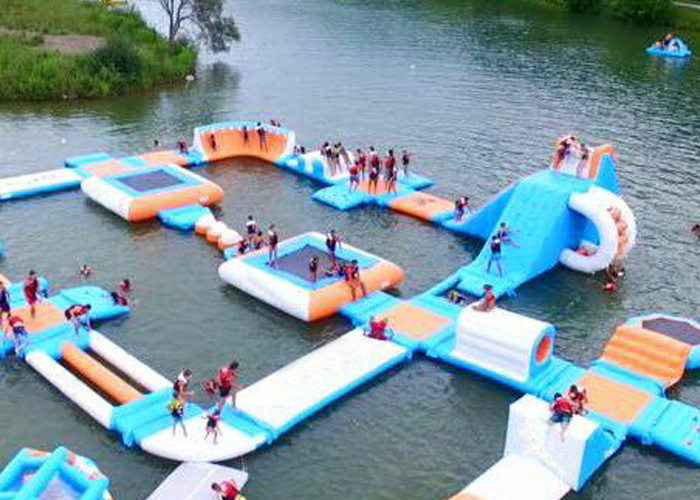 Самый большой крытый напольный парк воды острова для семьи, препоны Waterpark пляжа плавая