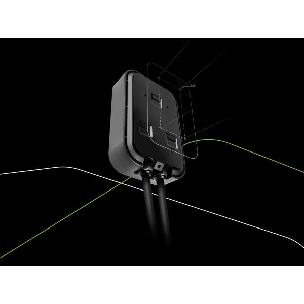 16A / 32A Wallbox Домашняя электромобильная зарядная станция 22KW 11KW 7KW 1 / 3 Фаза IEC 62196-2