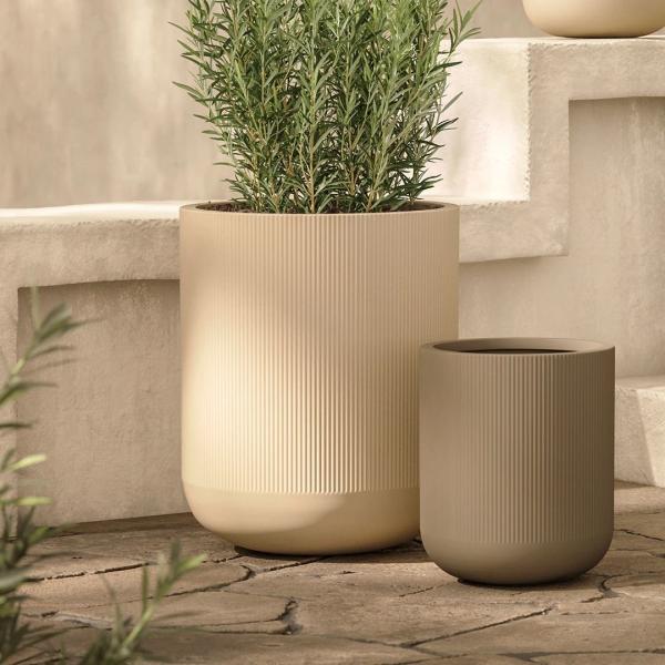 Potes de flores e plantações de jardim exterior oblongos de alta qualidade