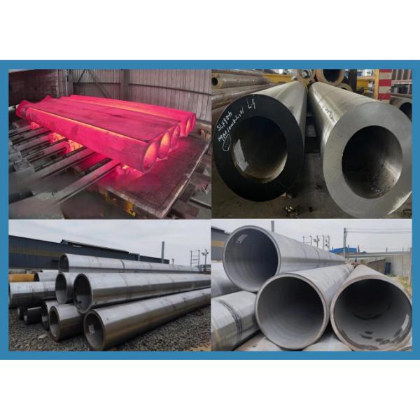 Standard 15CrMoG Round Hot Rolled Seamless Pipe Hairline Mirror Carbon Steel Pipe