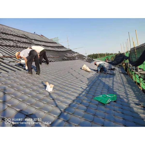 Висок 310mm черепиц азиатского стиля керамический японский традиционное