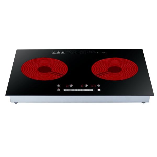 2 Burner Plates Gas Stove and Electric Double Stove Induction Cooker for Kitchen Cooking