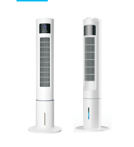 Personal Mobile Water Air Conditioner With Remote Control and Leafless Mist Spray Fan