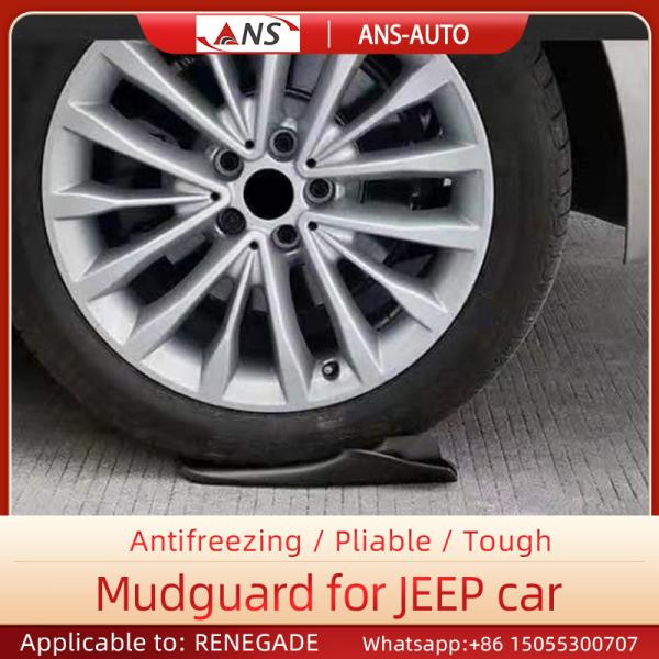 Antifreezing Pliable 17.56 Inches Car Tyre Mudguard 1.42 Pounds Off Road Mud Flaps