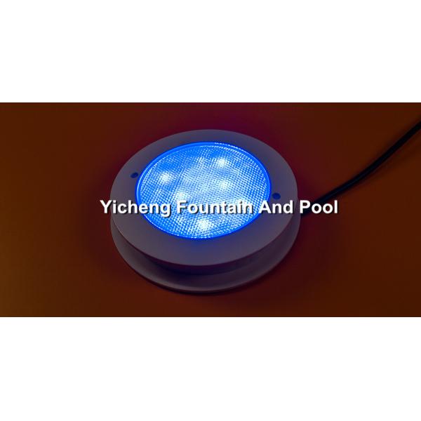 12W / 18W LED Underwater Swimming Pool Lights Thin Type ABS / Plastic RGB Waterproof