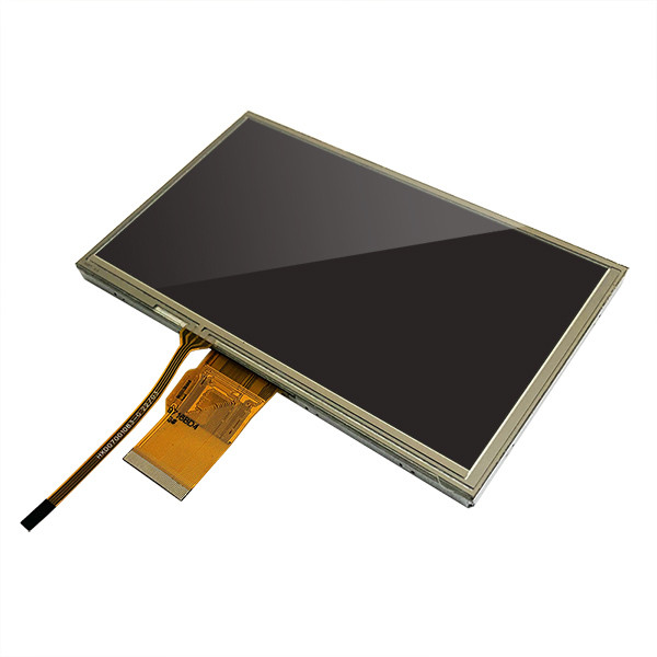 Интерфейс RGB 24 дисплея 7 точек дюйма TFT LCD 800x480 сдержанный с сопротивляющейся сенсорной панелью