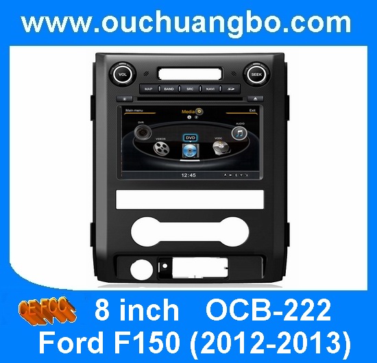 Ouchuangbo S100 Platform Car Radio GPS Stereo DVD Ford F150 2012-2013 SD free europe map