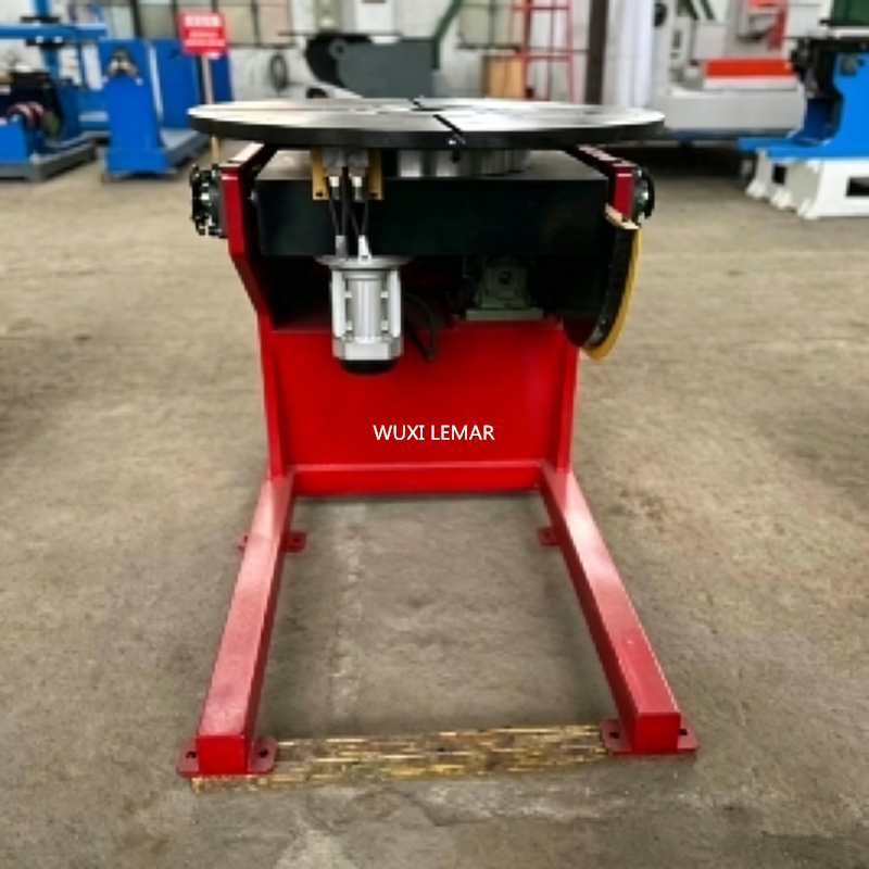 1 Ton Hydraulic Tilting Welding Positioner for Vessel Component Fabrication