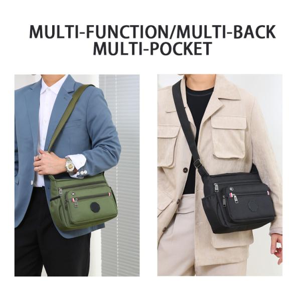 Sympathie Casual Sacs de messagerie pour hommes Sacs à épaule