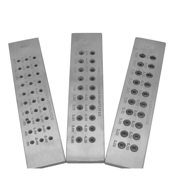 Сплав 210*50*10мм стали Drawplate провода карбида вольфрама квадратной формы