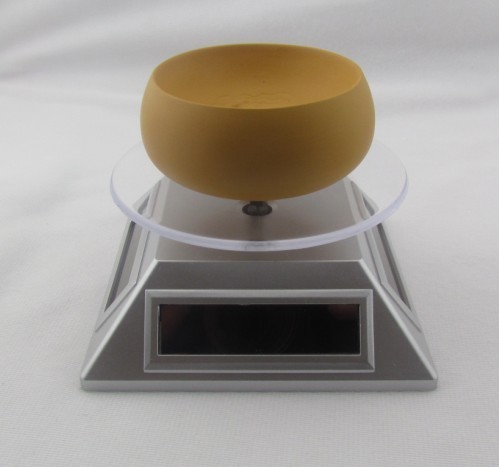 Automatically white / black ABS Solar Rotary display for displaying jewellery, watch, MP4