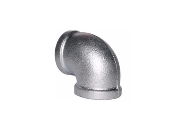 Equal 90 Banded 1 2 Inch Iron Pipe Fittings , ANSI Malleable Iron Elbow For Water Pipe
