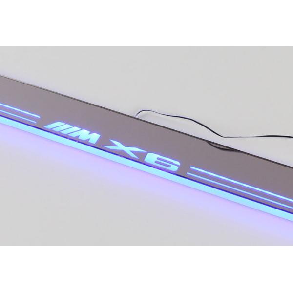 BMW X6 35i 40i 50i M50d Car accessory LED moving door scuff led lights