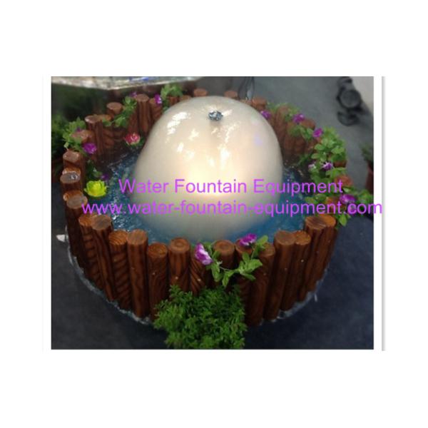 Portable Combined Resin Small Musical Fountain Basin With Blue Plastic Liner