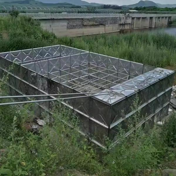 GSC BDF Stock Tank Galvanized Pool 10000 Liter Water Tank Underground Rectangular Tank