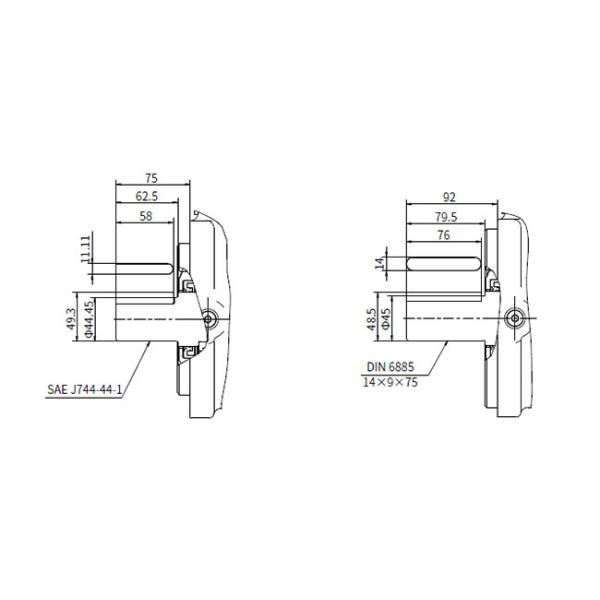 Trailer Hydraulic Power Control Unit With Cut-Off / Load Sense Control Electro-Proportional Torque