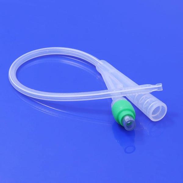 Disposable Two-Lumen Silicone Foley Catheter Medical Grade